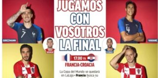 Francia-Croacia, el Fútbol Mundial elige hoy a su Nuevo Rey | Las Portadas el Fútbol elige hoy a su Nuevo Rey