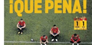 Que pena, el fin de una generación, España eliminada | Las Portadas España eliminada
