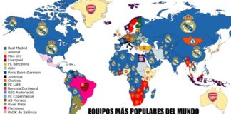 Los equipos de fútbol mas Populares del Mundo equipos de fútbol mas Populares del Mundo