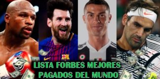 Los 100 Mejores pagados del Mundo según Forbes 2018