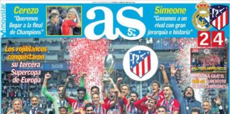 A lo grande, Atlético Supercampeón de Europa | Las Portadas Atlético Supercampeón de Europa