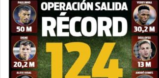 Operación salida récord, 124 millones; Courtois besa el escudo | Las Portadas Operación salida récord
