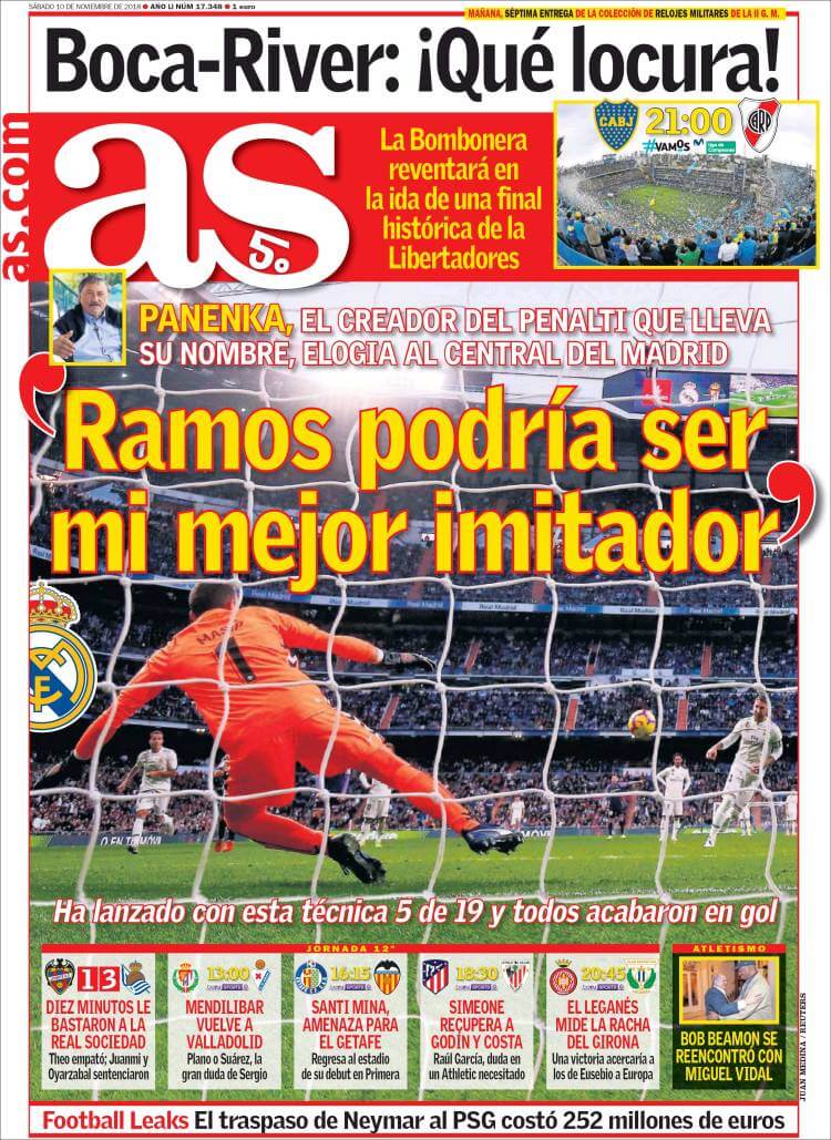 Portada as Boca-River Final Libertadores Portada as Boca-River Final Libertadores