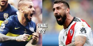 Boca y River empatan 2-2 en La Bomonera | Todo se decidirá en el Monumental