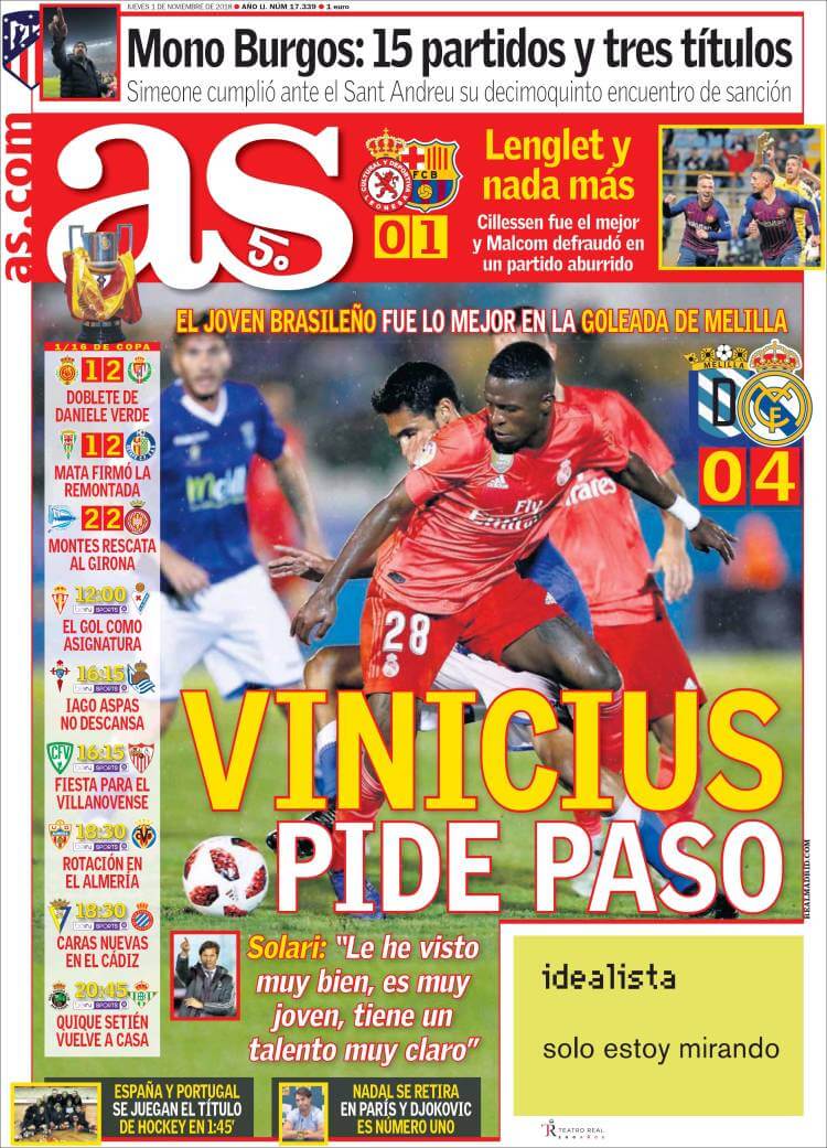 Portada as 1/11/2018 Portada as 1/11/2018