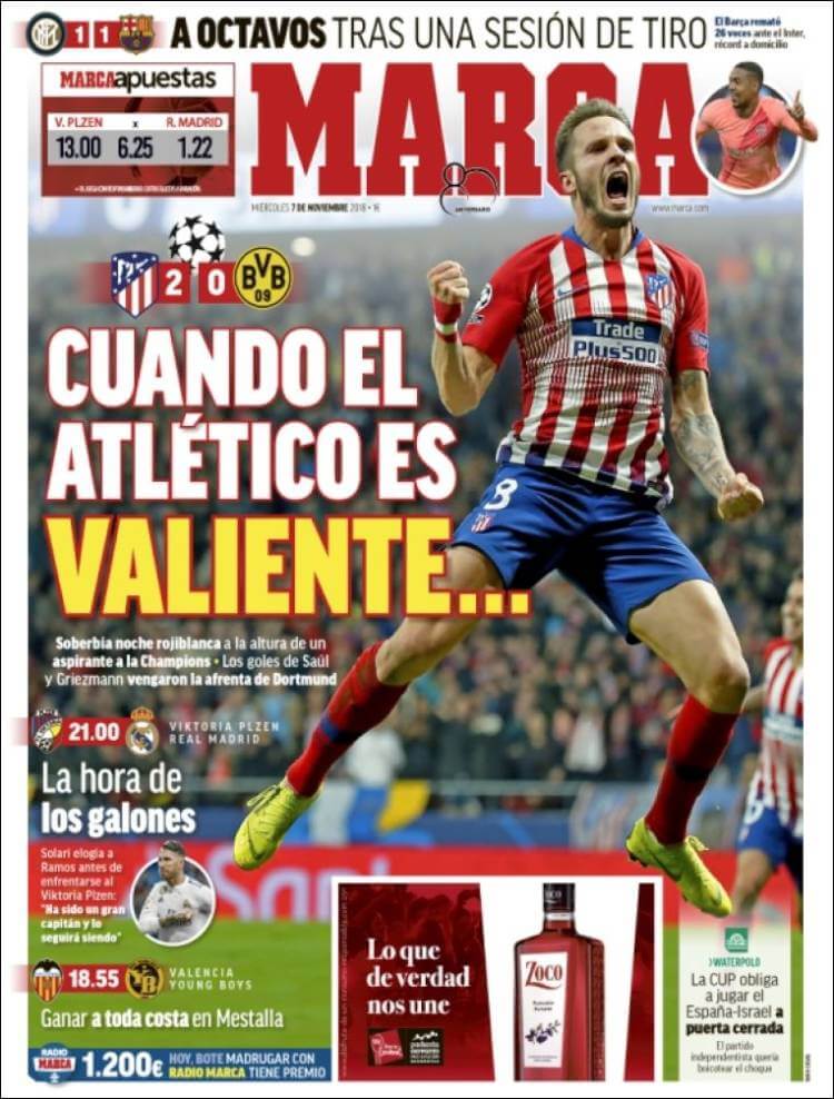 Portada Marca 7/11/2018 Portada Marca 7/11/2018