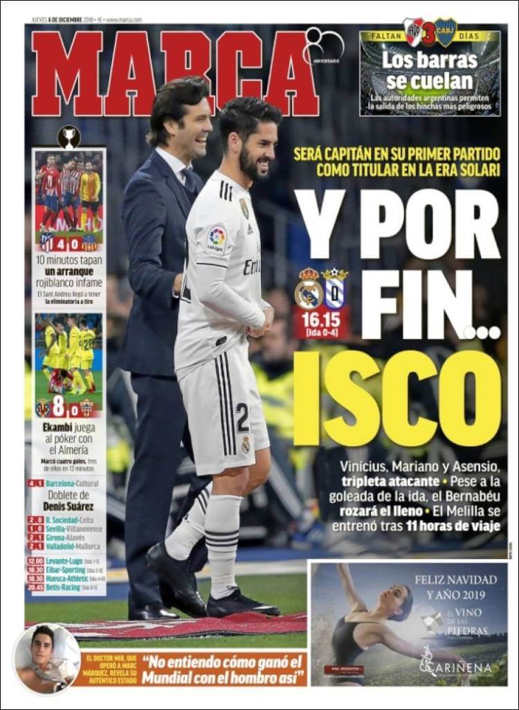 Portada Marca 6/12/2018 Portada Marca 6/12/2018