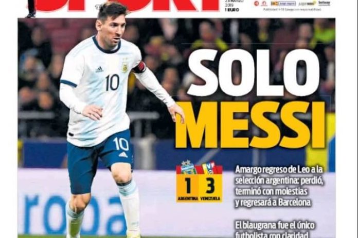 Las Portadas Deportivas 23/03/2019