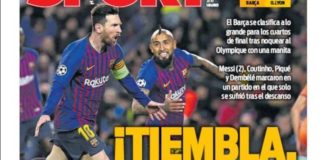 Las Portadas Deportivas 14/03/2019 | Marca, As, Sport, Mundo Deportivo Portadas Deportivas 14/03/2019