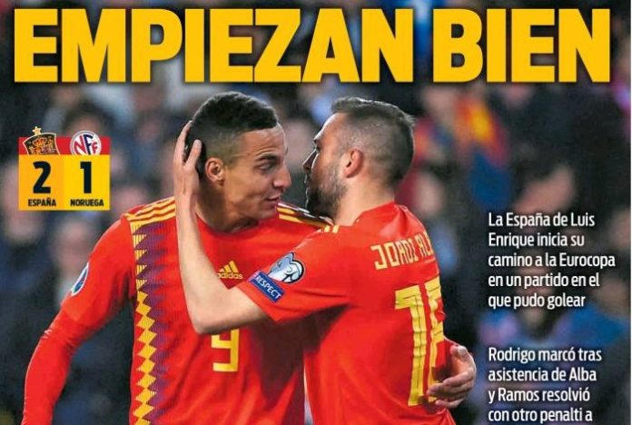Portadas Deportivas 24/03/2019 Portadas Deportivas 24/03/2019