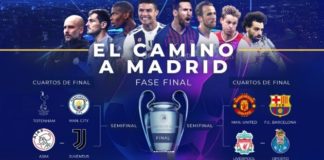 Cuartos de final de Champions | Partidos, horarios y dónde ver por TV Cuartos de final de Champions 2019