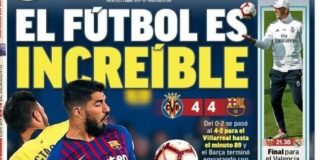 Las Portadas Deportivas 3/04/2019 | Marca, As, Sport, Mundo Deportivo Portadas Deportivas 3/04/2019