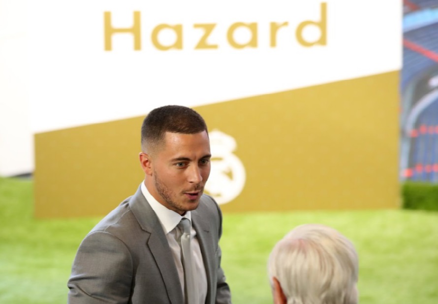 Eden Hazard presentado en el Real Madrid