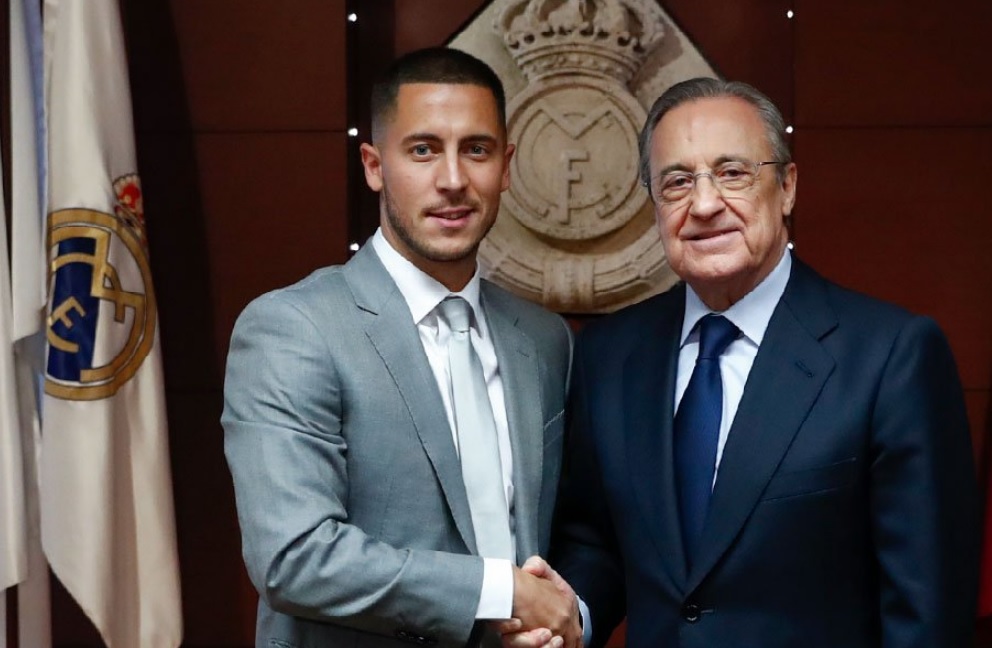 Eden Hazard presentado en el Real Madrid