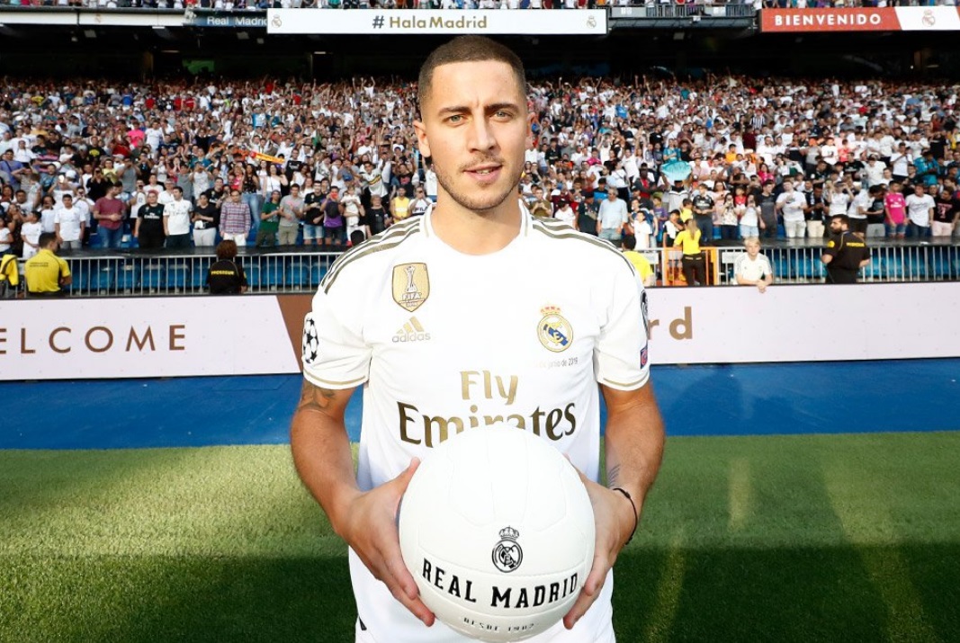 Eden Hazard presentado en el Real Madrid