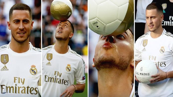 Hazard presentado en el Real Madrid