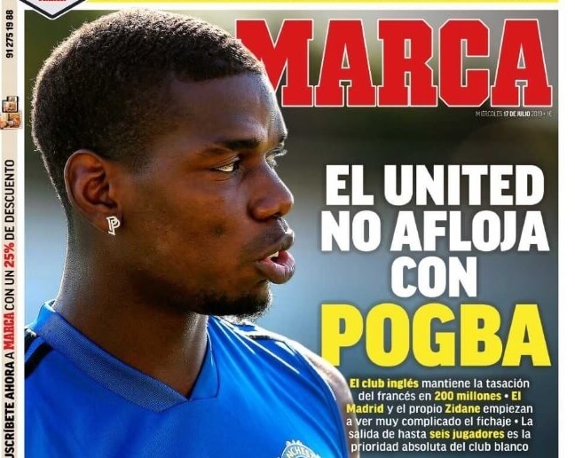 Portadas Deportivas 17/07/2019 Portadas Deportivas 17/07/2019