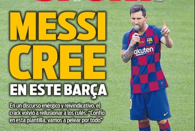 Portadas Deportivas 5/08/2019 Portadas Deportivas 5/08/2019