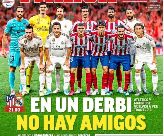 Portadas Deportivas 28/09/2019 Portadas Deportivas 28/09/2019