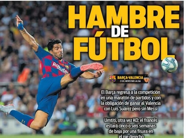 Portadas Deportivas 14/09/2019 Portadas Deportivas 14/09/2019