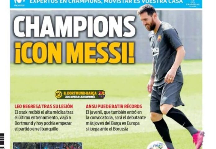 Portadas Deportivas 17/09/2019