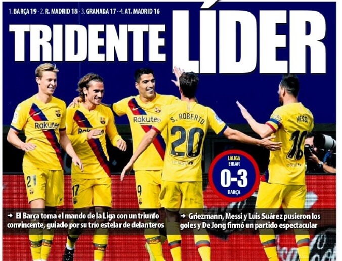 Portadas Deportivas 20/10/2019 Portadas Deportivas 20/10/2019