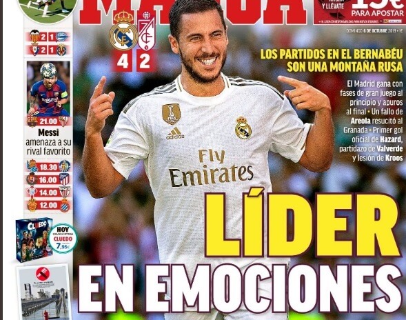 Portadas Deportivas 6/10/2019 Portadas Deportivas 6/10/2019