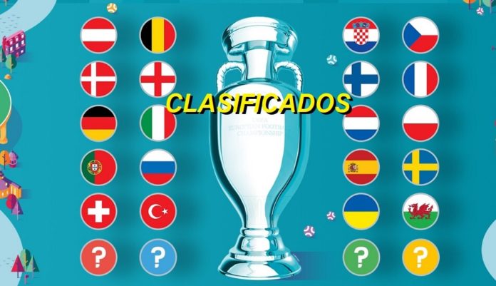 Clasificados Eurocopa 2020