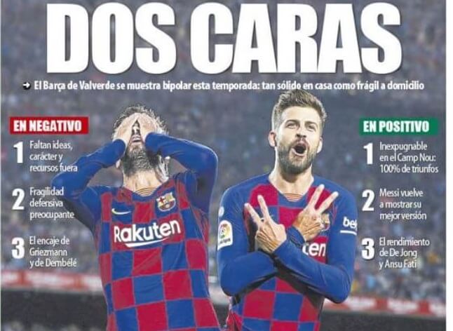 Portadas Deportivas 4/11/2019 Portadas Deportivas 4/11/2019