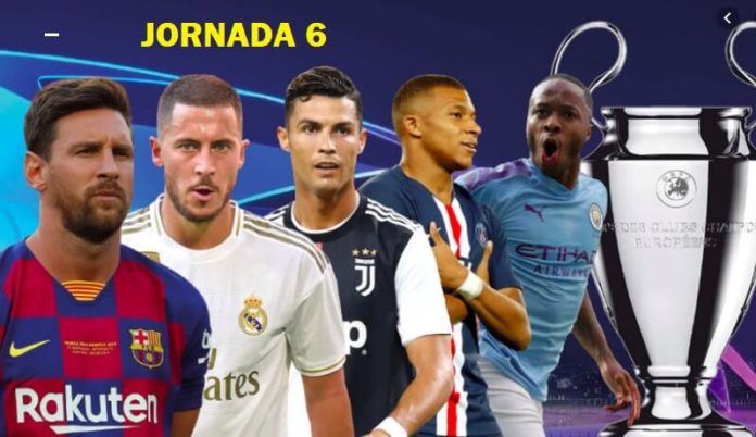 Partidos Jornada 6 Champions League 2019 Partidos Jornada 6 Champions League 2019