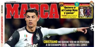 Portadas Diarios Deportivos 13/12/2019 | Marca, As, Sport, Mundo Deportivo Portadas Diarios Deportivos 13/12/2019