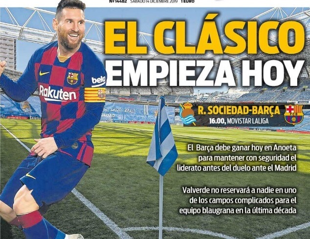 Portadas Diarios Deportivos 14/12/2019 Portadas Diarios Deportivos 14/12/2019