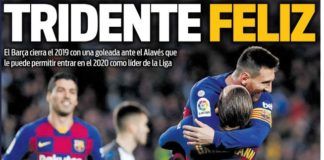 Portadas Diarios Deportivos 22/12/2019 | Marca, As, Sport, Mundo Deportivo Portadas Diarios Deportivos 22/12/2019