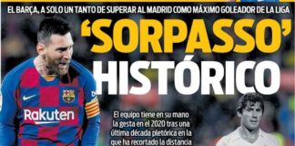 Portadas Diarios Deportivos 27/12/2019 | Marca, As, Sport, Mundo Deportivo Portadas Diarios Deportivos 27/12/2019