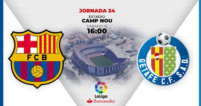 Alineación Barcelona-Getafe Jornada 24