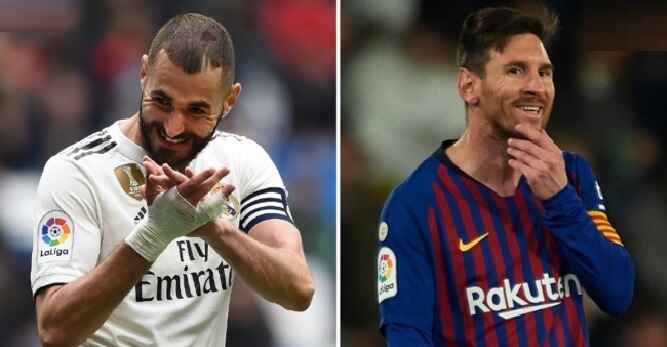 Benzema se acerca a Messi en la lucha por el Pichichi Benzema se acerca a Messi en la lucha por el Pichichi
