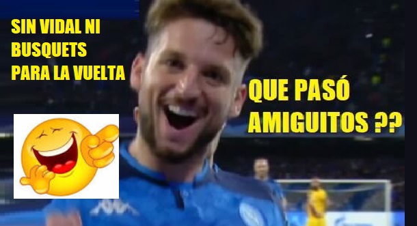 memes napoli barcelona