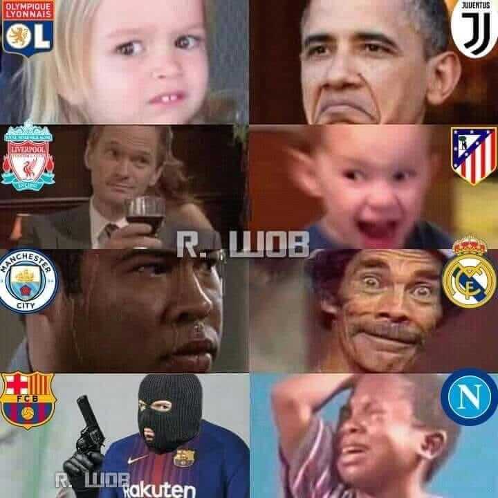 Memes Napoli-Barcelona Octavos Champions 2020