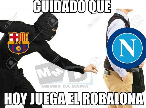 Memes Napoli-Barcelona Octavos Champions 2020