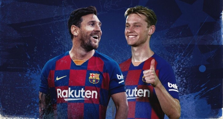 messi y de jong