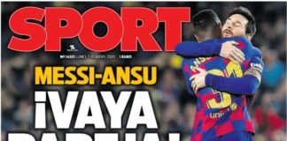 Portadas Diarios Deportivos Lunes 3/02/2020 | Marca, As, Sport, Mundo Deportivo Portadas Diarios Deportivos Lunes 3/02/2020