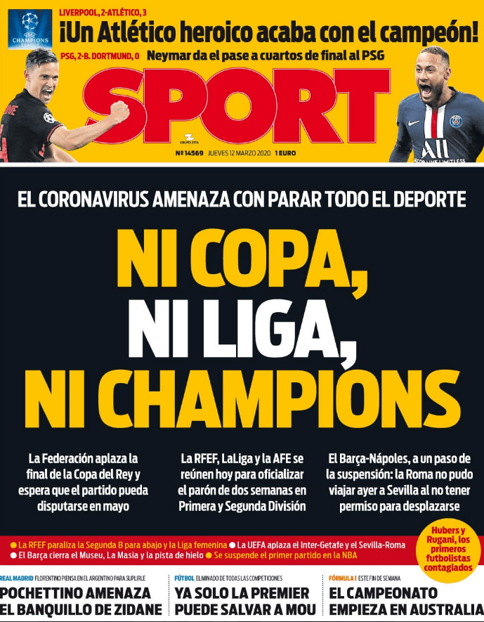 Portada Liverpool Atlético anfield