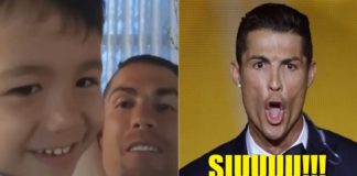 Cristiano Ronaldo enseña a decir Siuuu! a su hijo Mateo Cristiano Ronaldo enseña a decir Siuuu