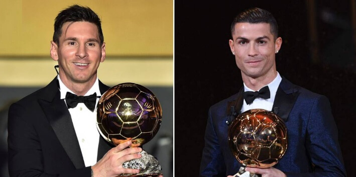 messi cristiano balon oro