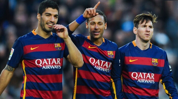 mesi neymar suarez msn fc barcelona