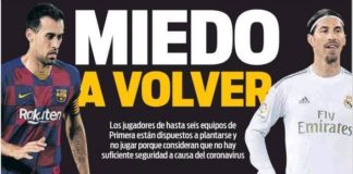 Portadas Diarios Deportivos Viernes 24/04/2020 | Marca, As, Sport, Mundo Deportivo Portadas Diarios Deportivos Viernes 24/04/2020