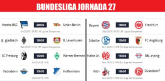 Bundesliga Partidos Jornada 27 | Horarios y Clasificación Bundesliga Partidos Jornada 27 | Horarios y Clasificación