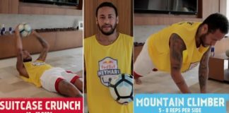 Neymar te Enseña 9 Ejercicios para estar en Forma Neymar te Enseña 9 Ejercicios para estar en Forma