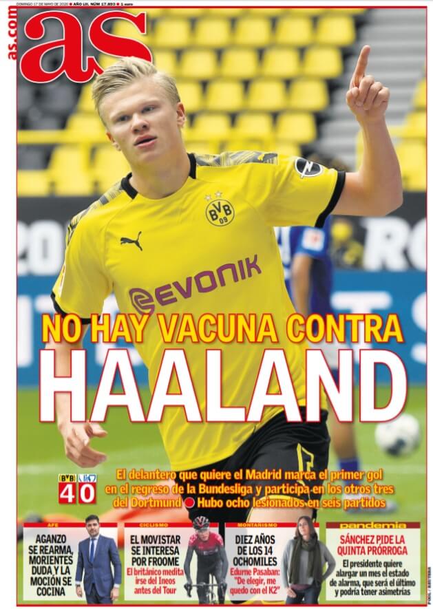Portadas Diarios Deportivos Domingo 17/05/2020