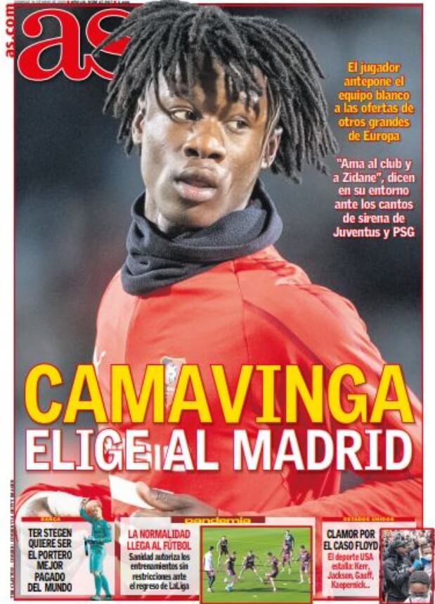 Portadas Diarios Deportivos Domingo 31/05/2020